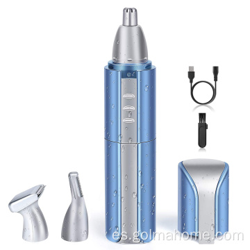 NUEVO 4 en 1 Nariz inalámbrica Recortador de cabello Ear Face Cy Cyebrow Remow Removal Trimmer